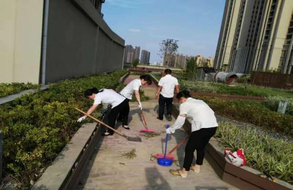 党员志愿者参与文明创建工作